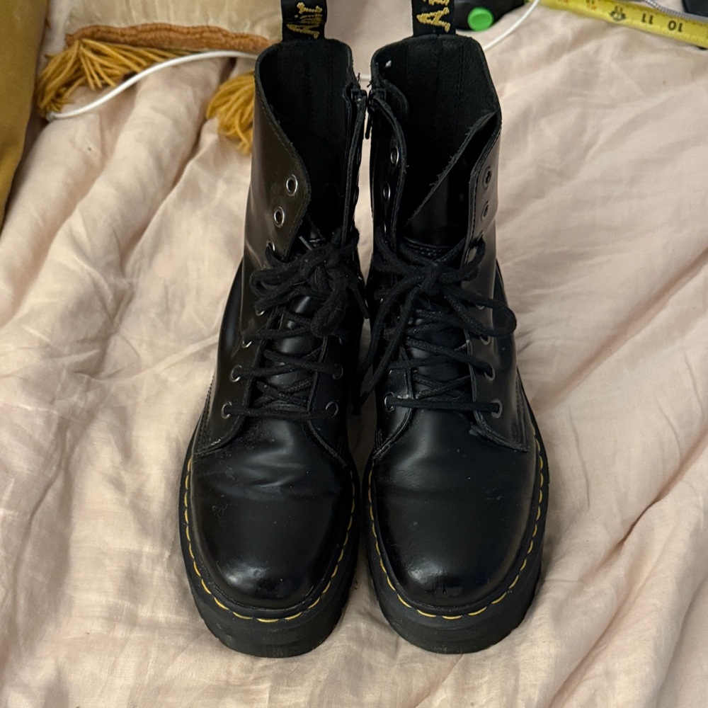 Dr. Martens Black Lace Up Boots